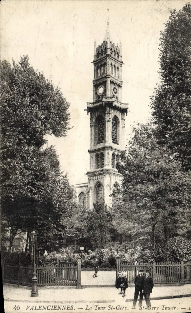 Valenciennes — A Torre St-Géry — St-Gery Tower — 45 - Frente