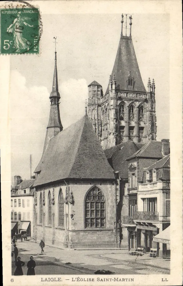 Laigle — A Igreja de São Martinho — LL - Frente