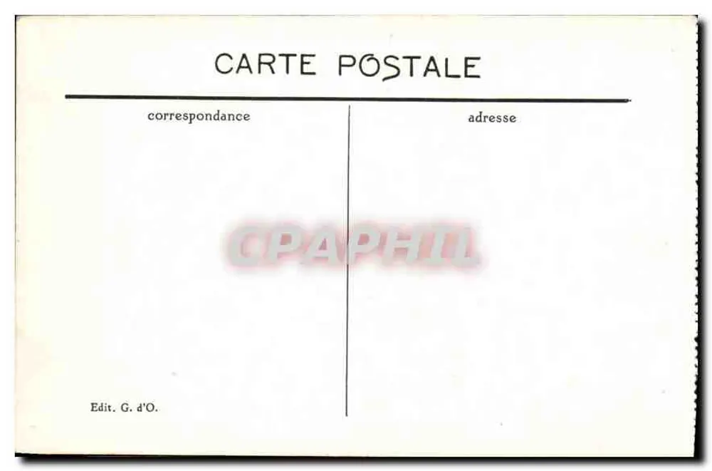 Clermont-Ferrand — Vista Geral — Editor G. d'O. - Verso