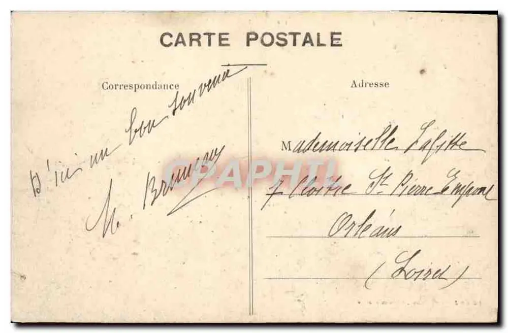 Solesmes - Ancienne Abbaye des Bénédictins — Éditeur : Éd. Malibert, n° 1567 - Verso