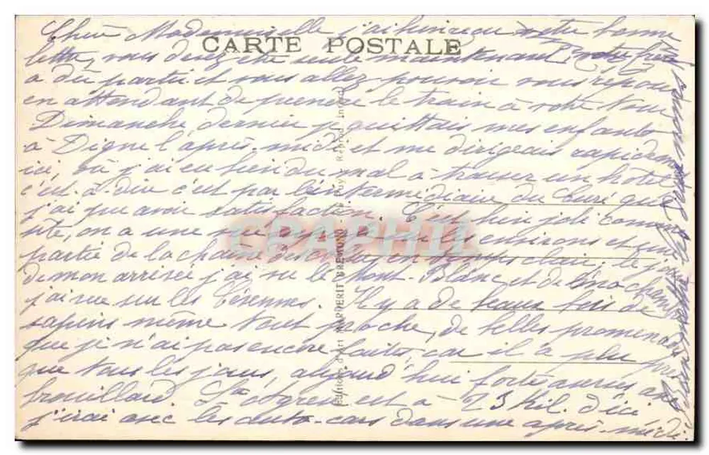 La Louvesc (Ardèche) — Innenansicht der Basilika — Verlag Ely, Nr. 9817 - Rückseite