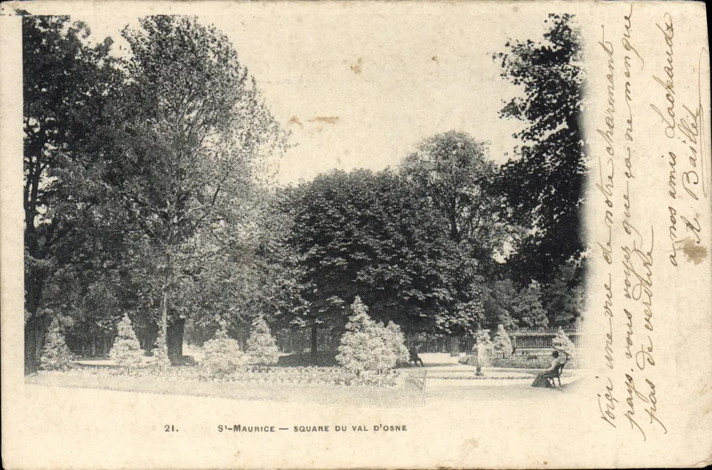 Sint-Maurice — Plac Val d'Osne — wydawca A. Brager, nr 21 - Awers