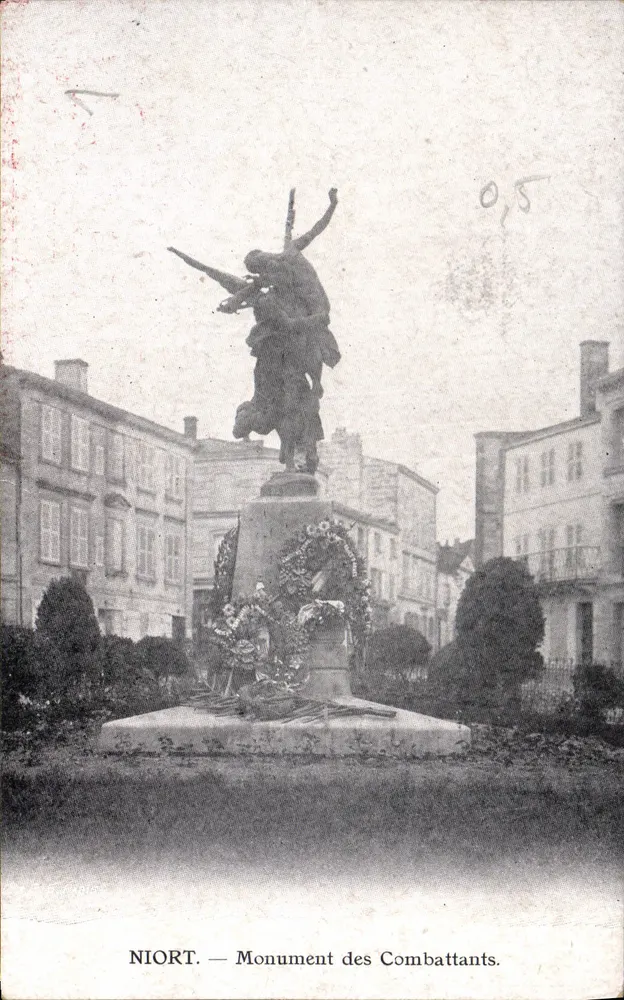 Niort — Monument der Kämpfer — unbekannter Verlag, Seriennummer nicht sichtbar - Vorderseite