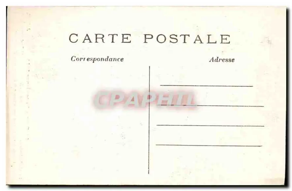 Catedral de Reims — Ruínas após a guerra — J.M.T. - Verso