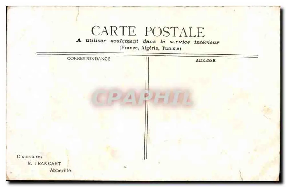 O Castelo de Chantilly — vista do castelo com suas torres e seu lago — editor não identificado, n° de série 55 - Verso