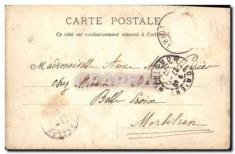Saint-Brieuc — Capela no local da Casa onde viveu e morreu Santo Brieuc — Editor Luz, Revelador Cristallos - Verso