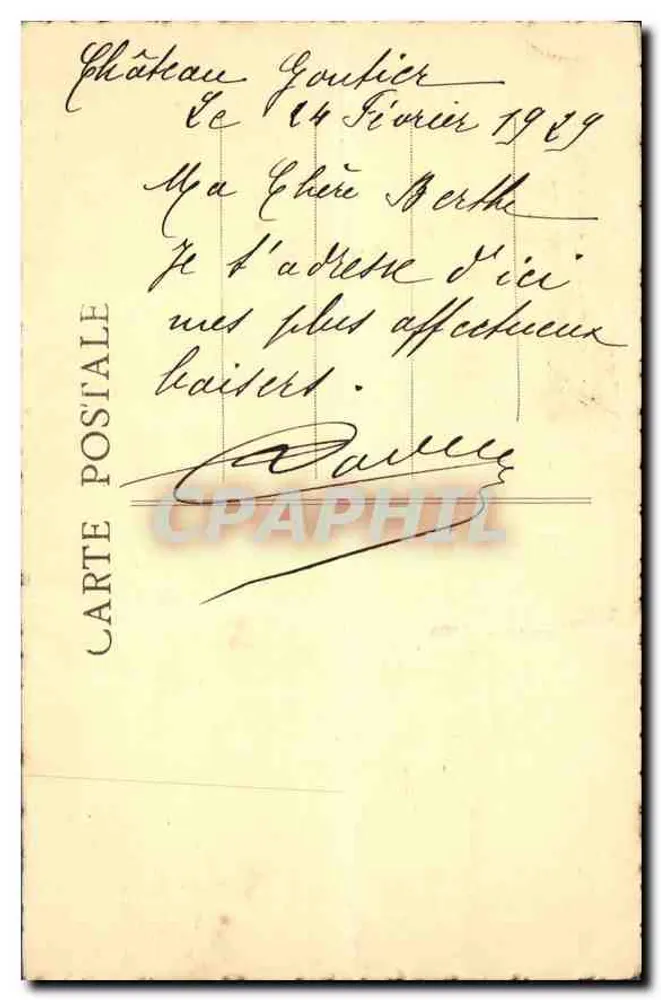 Château-Gauntier (Mayenne) — Krankenhaus St-Jullien — Édit. Jacqueline, Imprimeur - Rückseite