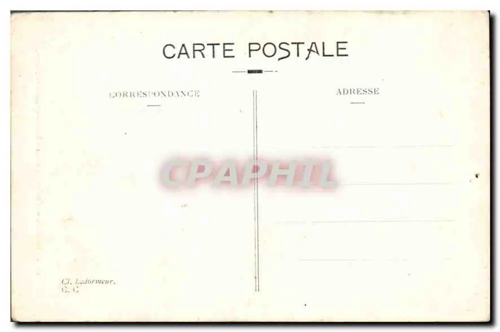 Gavarnie — Eisgang von Estazou-Barade und Cirque — Verlag Cl. Ledormeur, n° 67 - Rückseite