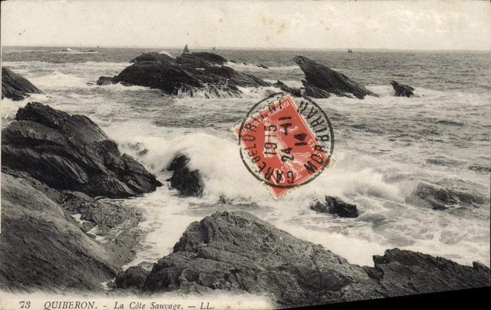 Quiberon - A Costa Selvagem — LL. n°73 - Frente