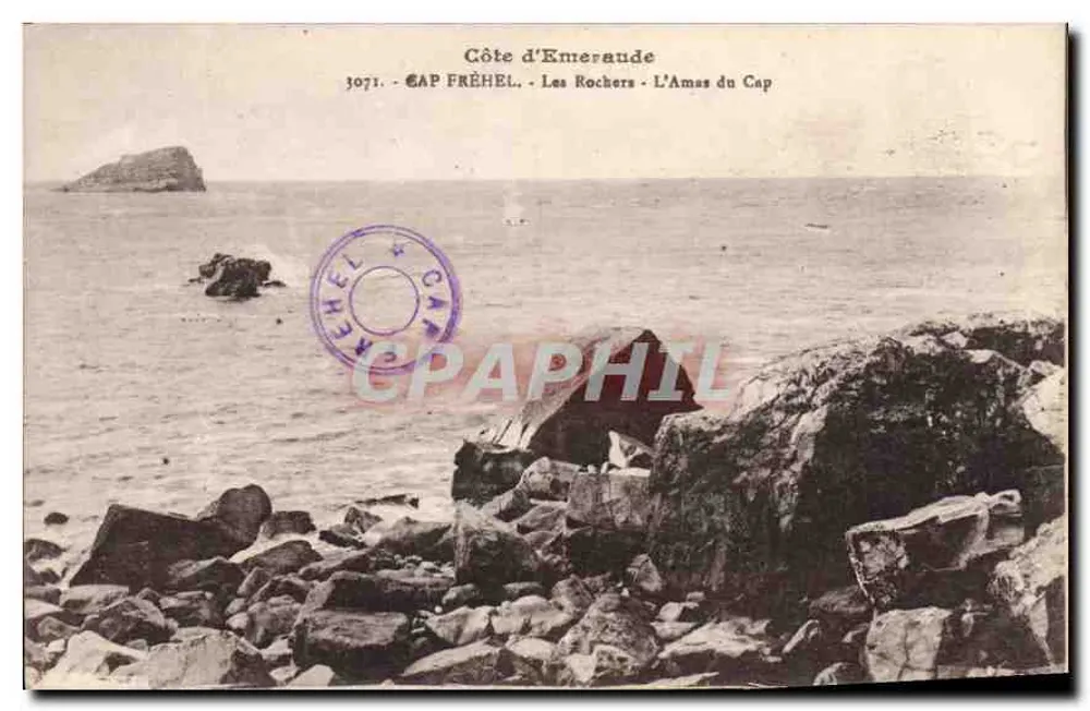 Côte d'Emeraude - Les Rochers - L'Amas du Cap - Verlag: Cap Fréhel, n° 3071 - Vorderseite