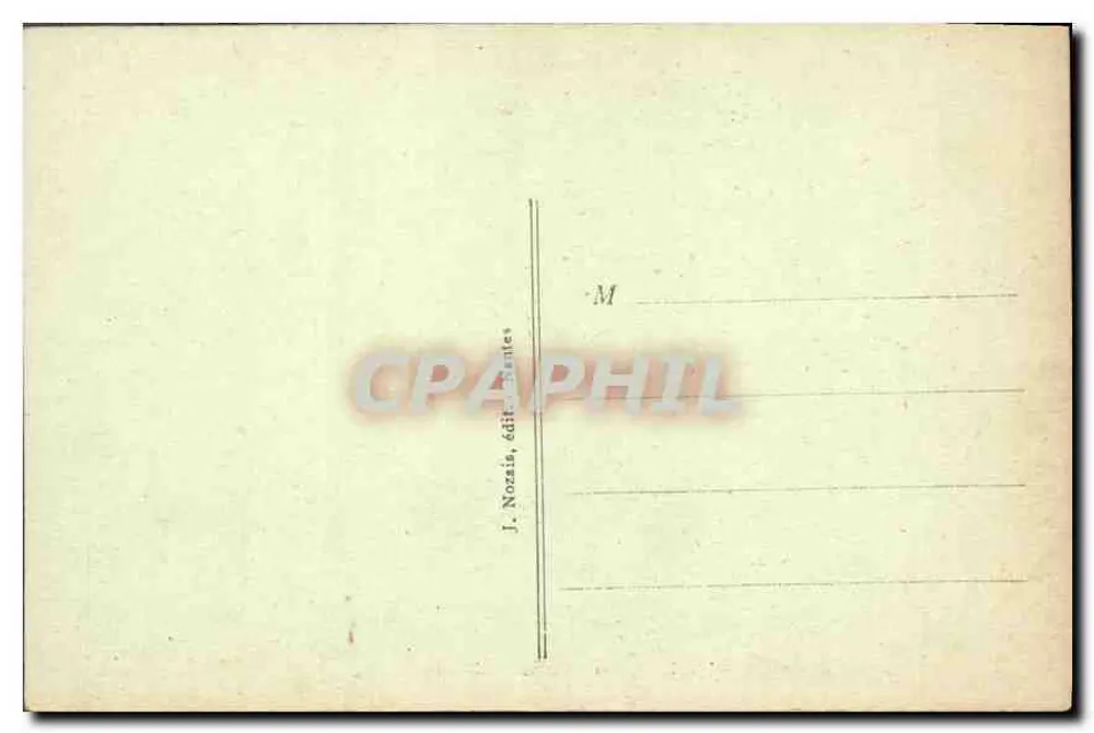 NANTES (L.-I.) — Die Hirsche des Jardin des Plantes — n° 843 - Rückseite
