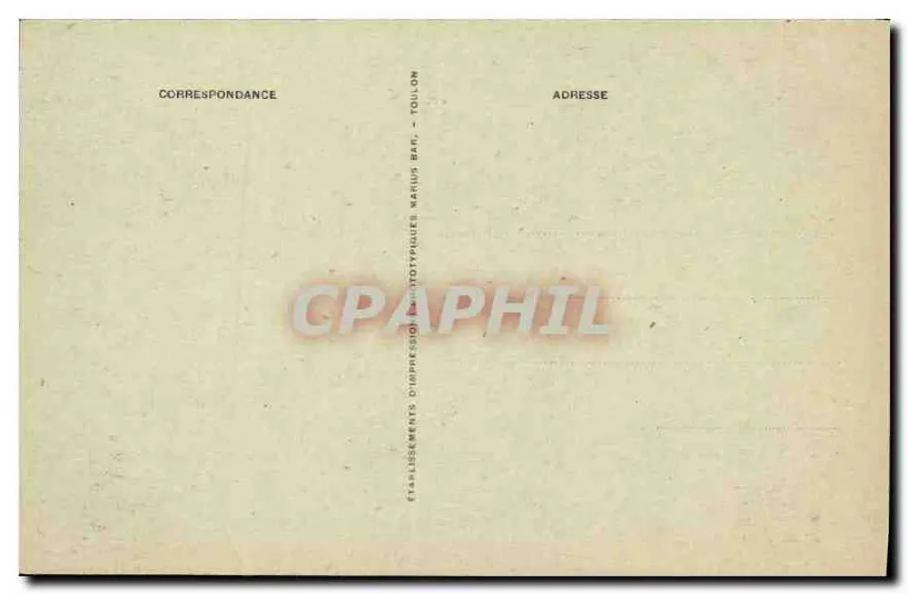 Moustiers-St-Marie — Ansicht der Vallon Notre-Dame-Wasserfälle — Verlag: A. Achart - Rückseite