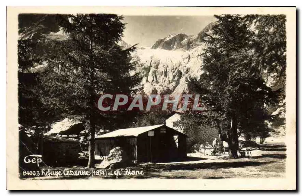 Refuge Cézanne — vue du refuge et du glacier de l'Étang Blanc (8400 m) — éditeur Gep - Frente
