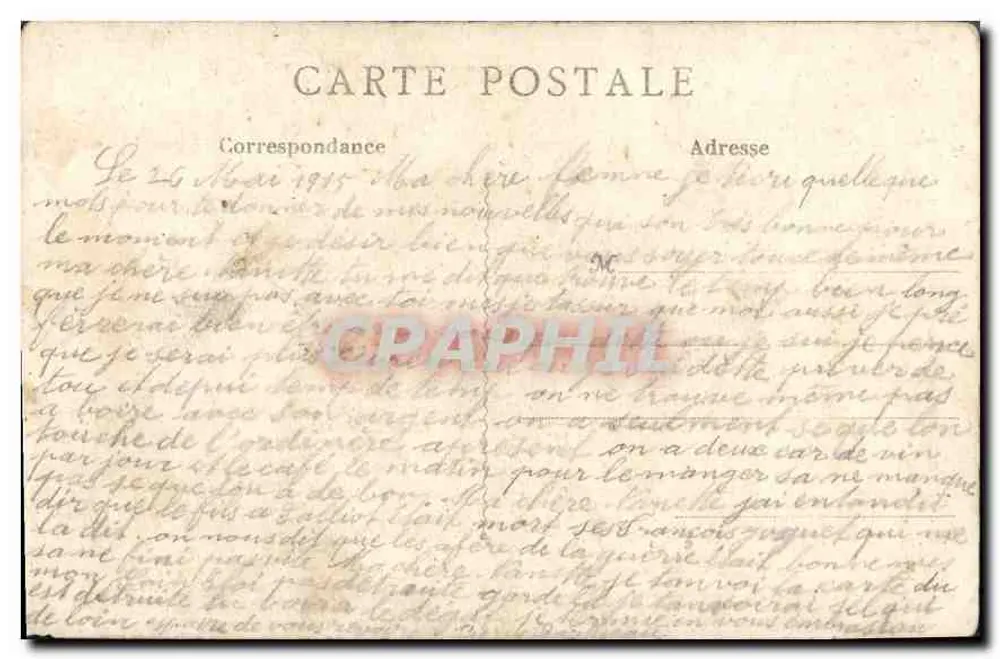 Mont-Saint-Éloi (P.-de-C.) — Desgraça após bombardeio — Louis Racquet, Paris - Verso