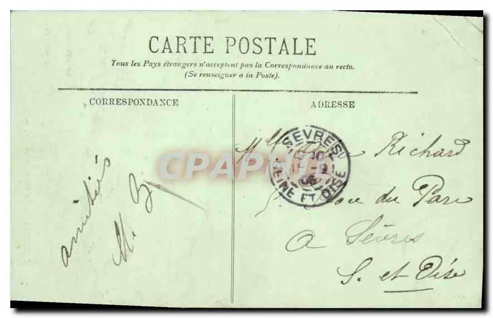 Lourdes — La Vierge couronnée — LL. — n°71 - Verso