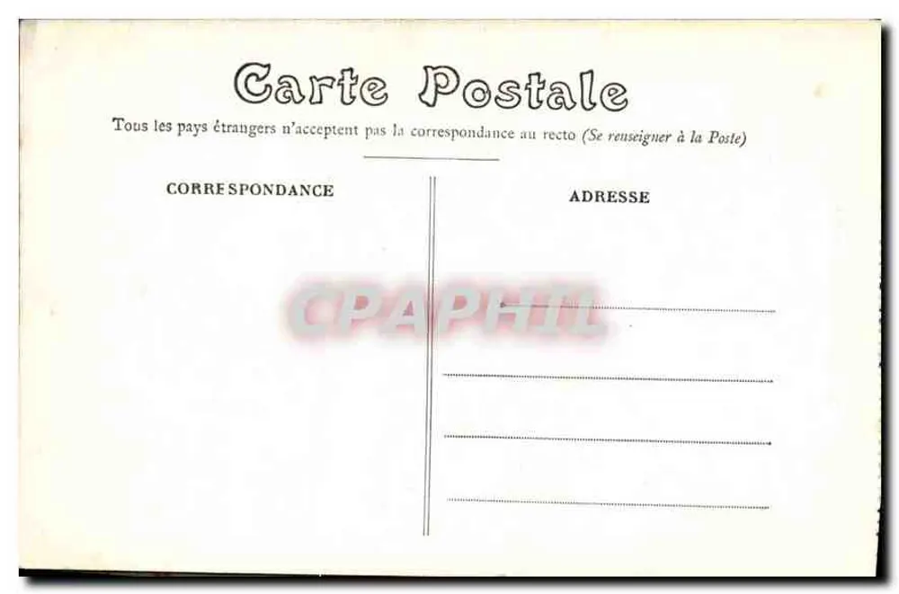 Rennes — A Catedral — Mary Russellière, edição Rennes - Verso
