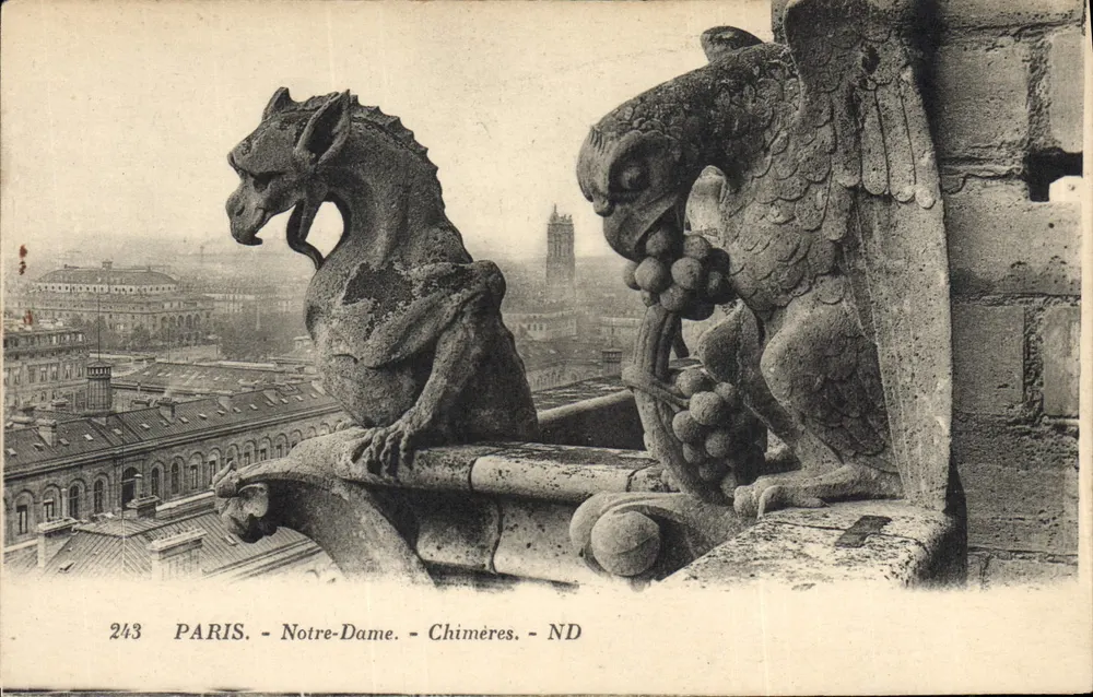 Paris - Notre-Dame - Chimères - ND - n°243 - Frente