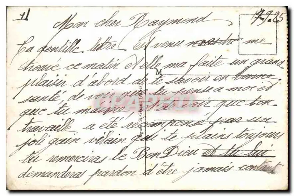 Vichy - Villa Sévigné — editor Ideal, n° 400 - Verso