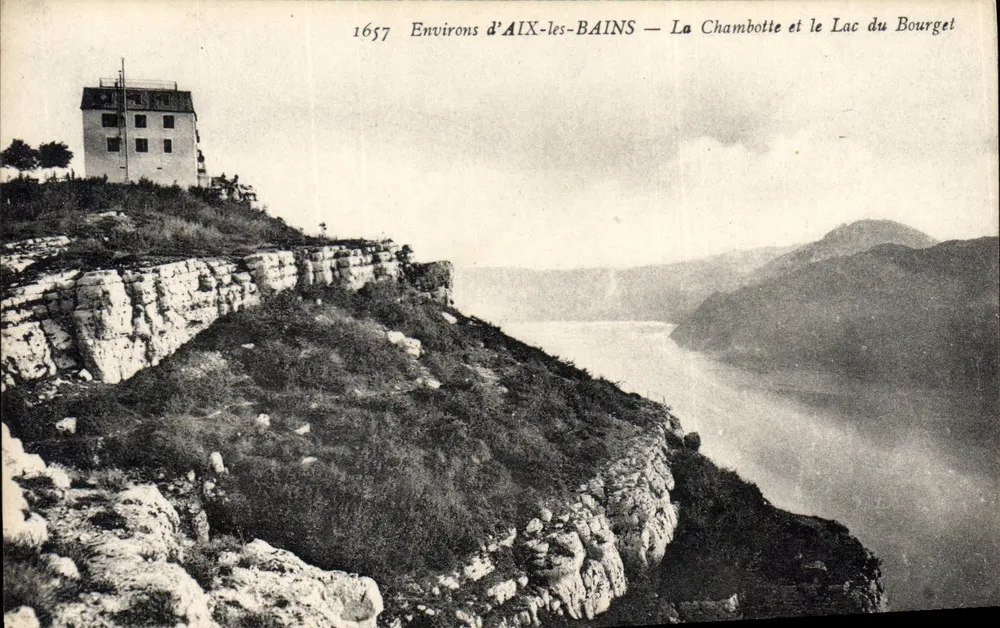 Um AIX-les-BAINS — La Chambotte und See Bourget — Verlag E. Reynaud, Sammlung 'LA PLUS BELLE' - Vorderseite