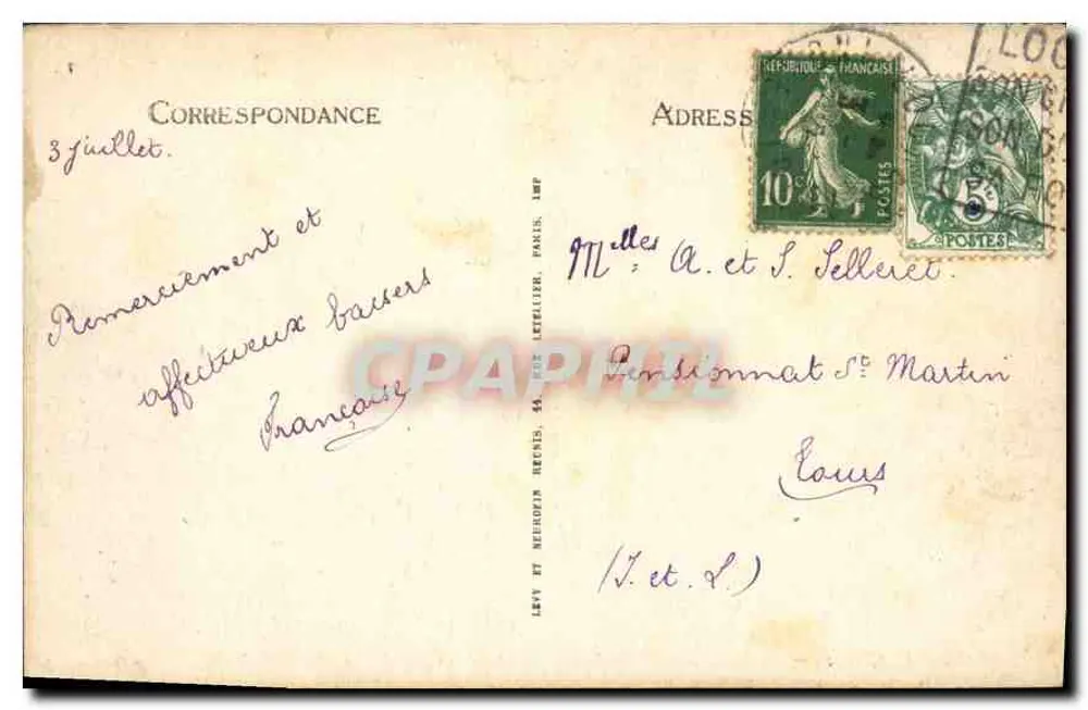 Loches — Der Bergfried — Folterkammer (15. Jahrhundert) — LL - Rückseite