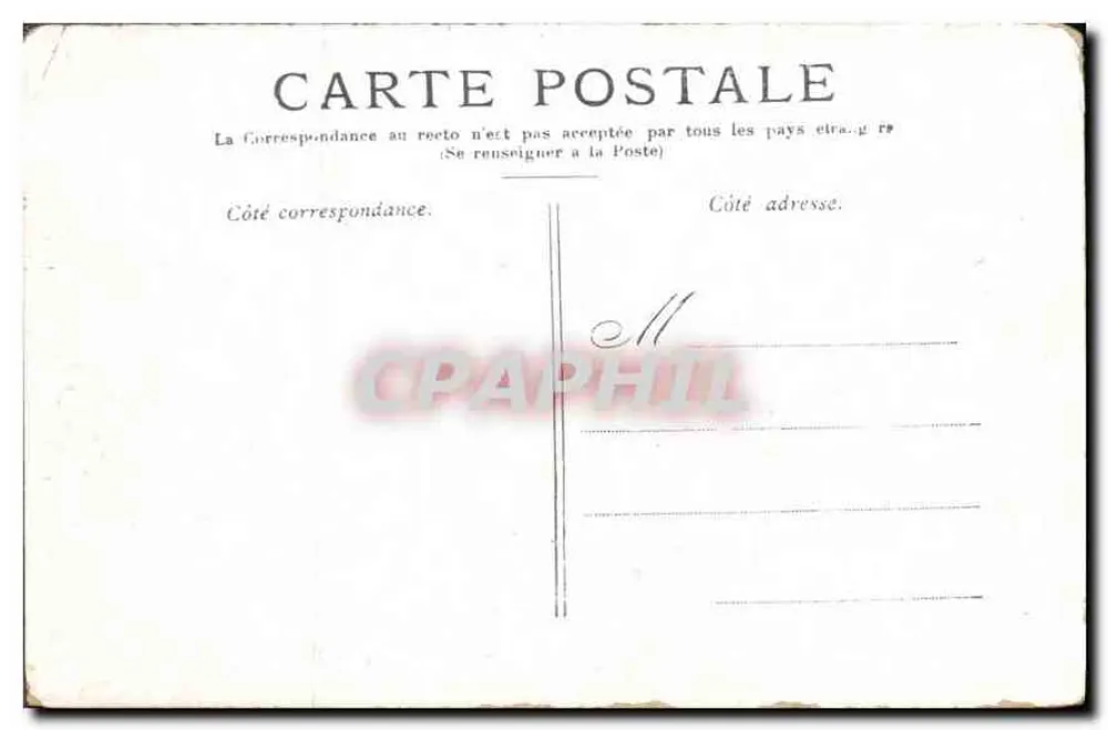 Paris — A Cour do Carrousel — editor não visível - Verso
