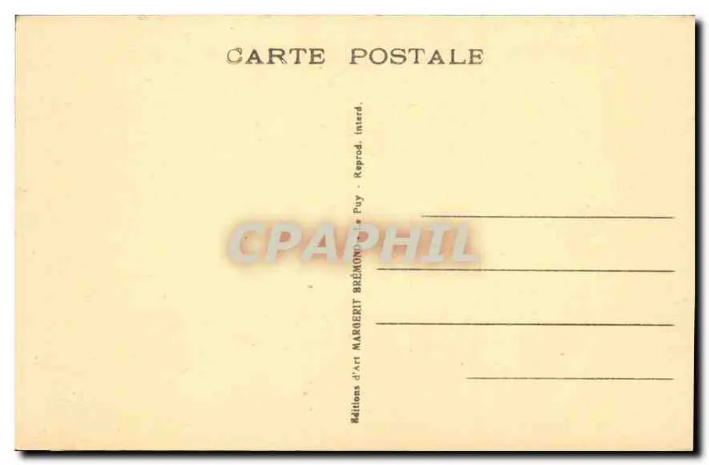 Romantischer Ort Grange-Neuve — La Louvesc (Ardèche), H. 4050 m — Verlag Elmy, Nr. 7827 - Rückseite