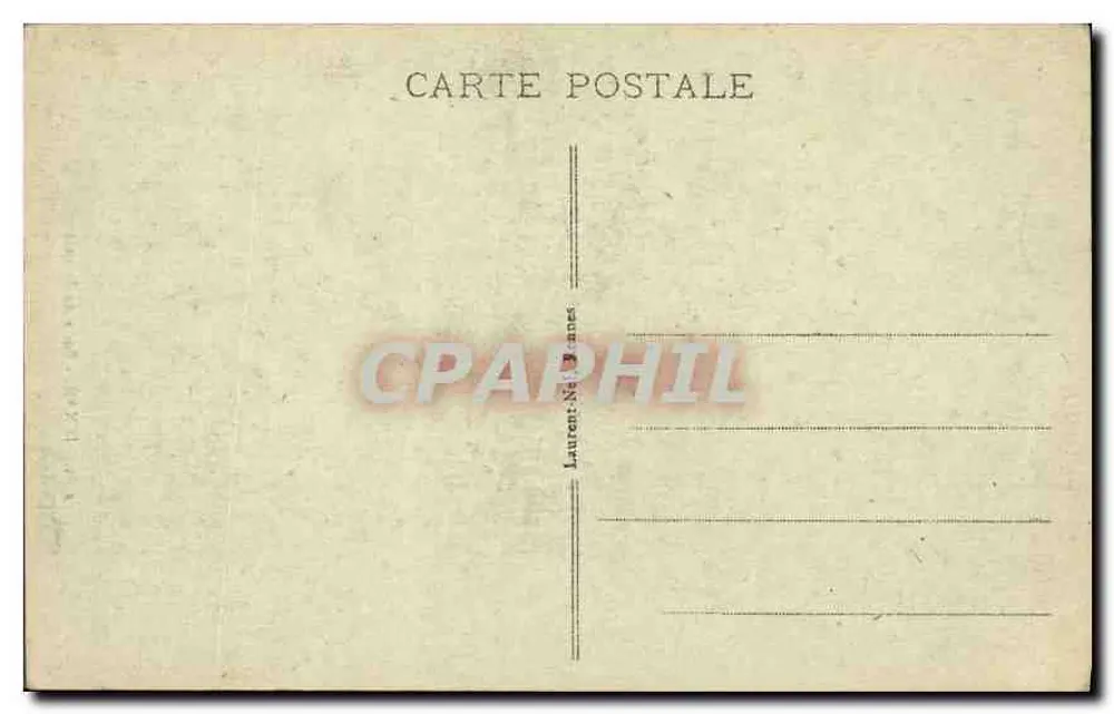 Dinan - Porta do Tertual — editor Laurent, N° 2165 - Verso