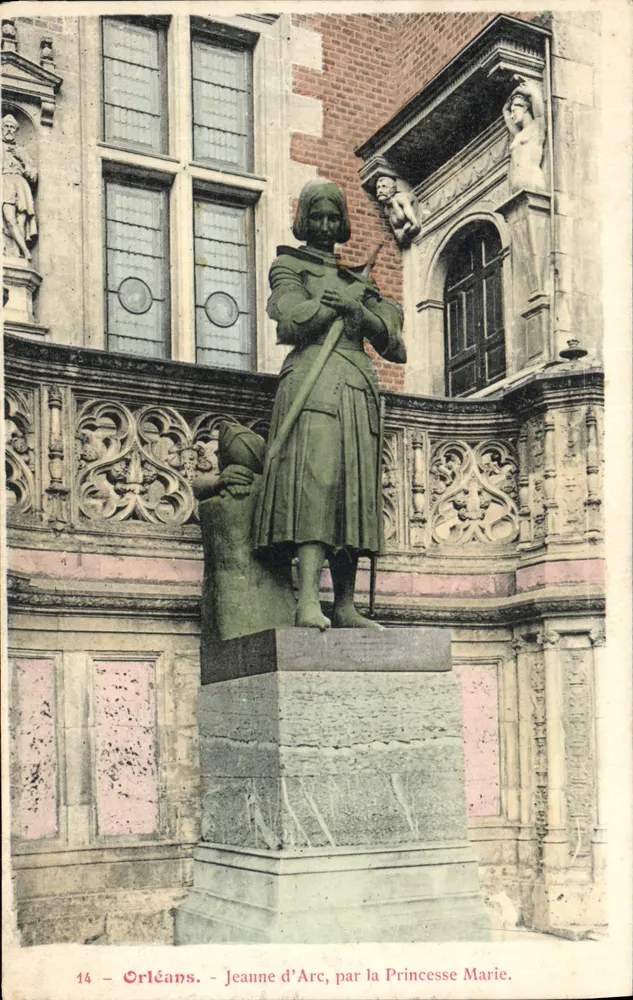 Orléans - Jeanne d'Arc, von der Prinzessin Marie - Vorderseite