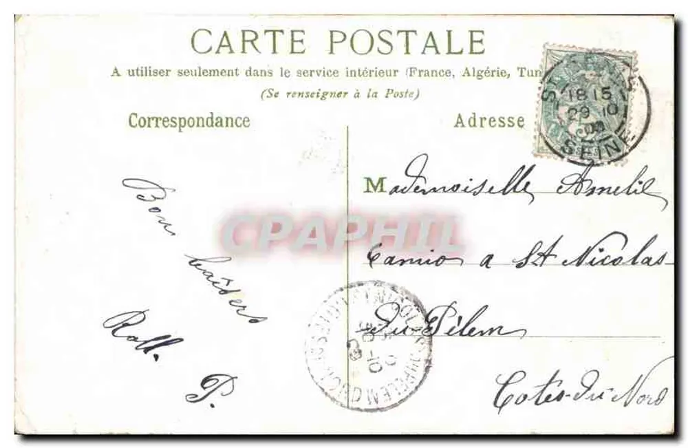 Bukiet róż — 'Petites Fleurs, Parlez pour moi' — wydawca nie widoczny - Rewers