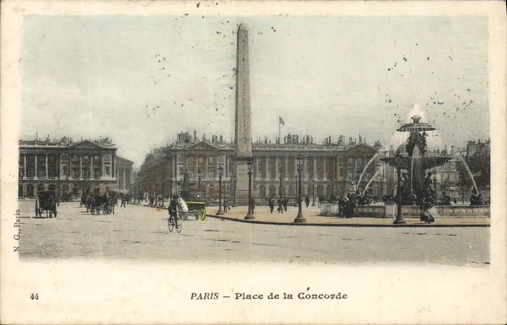 PARIS — Plac Konkordii — N.G. Paris, n°44 - Awers