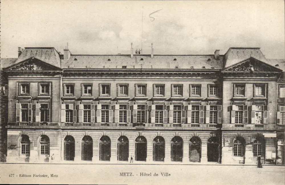 Metz - Hôtel de Ville — Editie Forissier, Metz, n° 477 - Voorkant