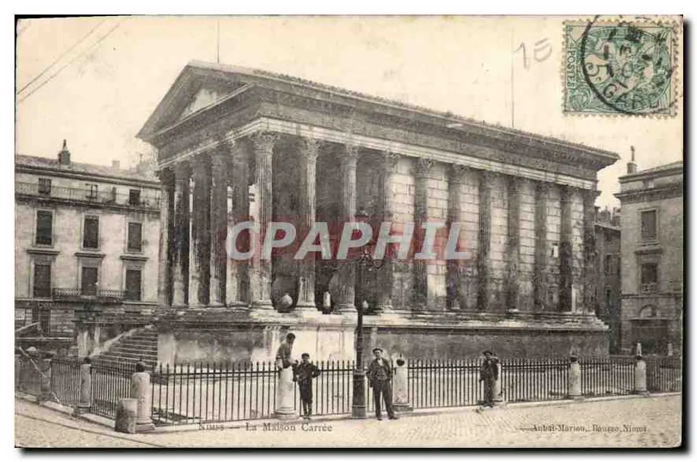 Nîmes — La Maison Carrée — éditeur anonyme, n° de série 15 - Frente