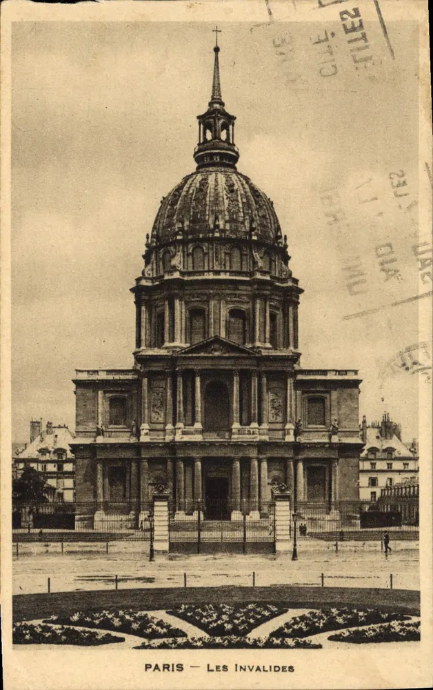 Paris — Les Invalides — Editor não identificado, número de série não visível - Frente