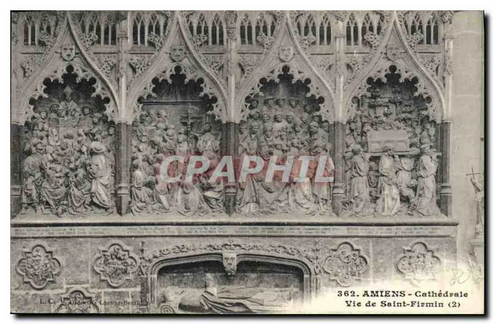 Amiens - Kathedrale Leben des Heiligen Firmin (2) — L.C. Caron & Laeuenberthum, n° 362 - Vorderseite