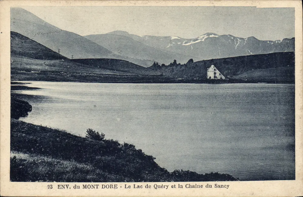 ENV. DES MONT DORE - See Quéry und die Sancy-Kette — Verlag: Frachet-Verville, Nr. 93 - Vorderseite