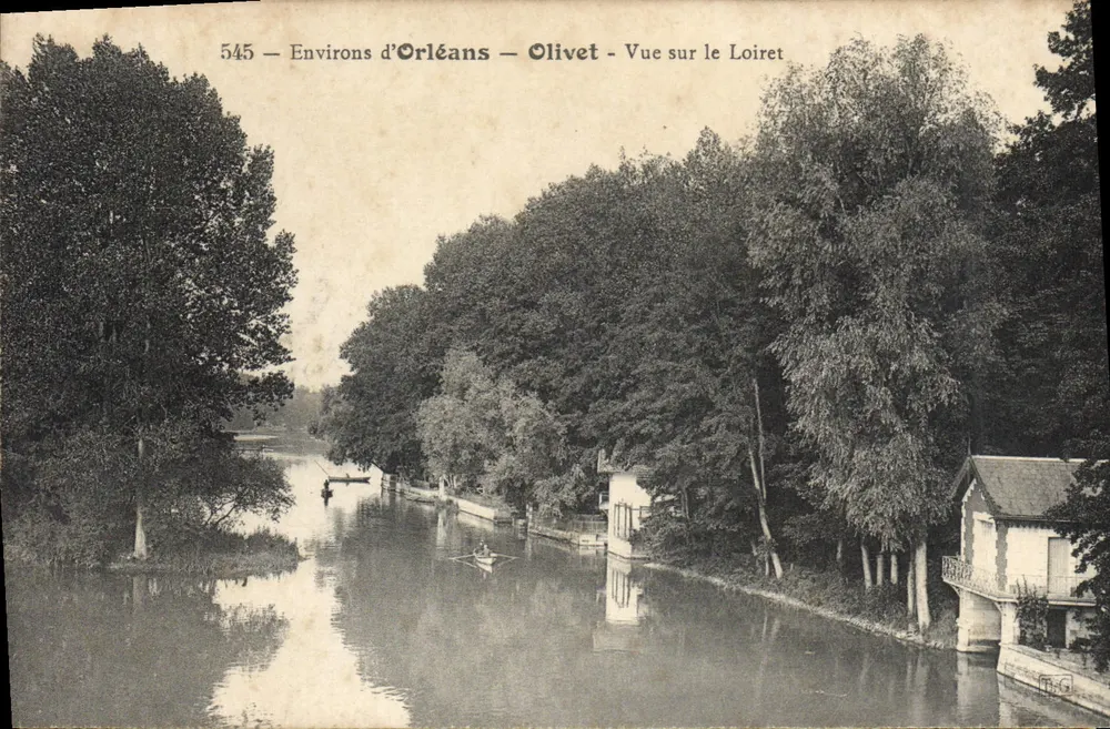 Umgebung von Orléans — Olivet — Ausblick auf den Loiret — n° 545 - Vorderseite