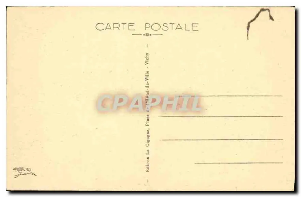 Vichy — Allgemeine Ansicht aus der Luft zum Rathaus — Verlag La Cigogne, n° 305 - Rückseite