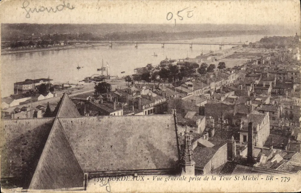 Bordeaux — Allgemeiner Blick vom Turm Saint-Michel — BR - 779 - Vorderseite