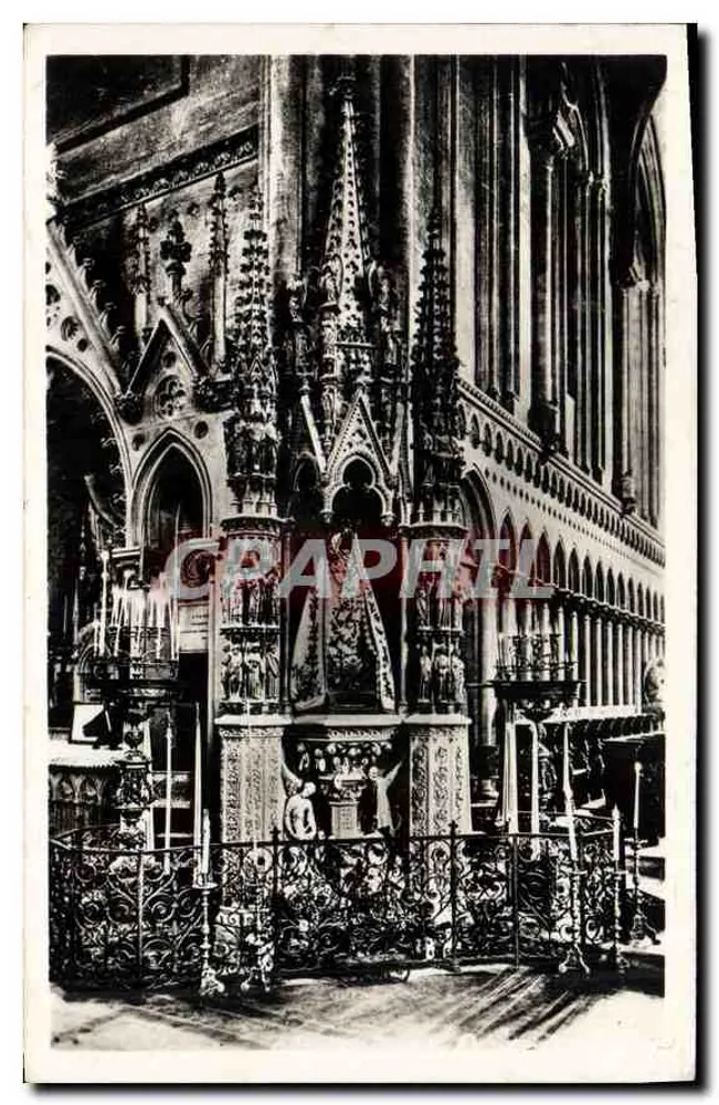 Altar der Erlöserin — Innenansicht einer gotischen Kirche — Verlag REAL-PHOTO, Paris - Vorderseite