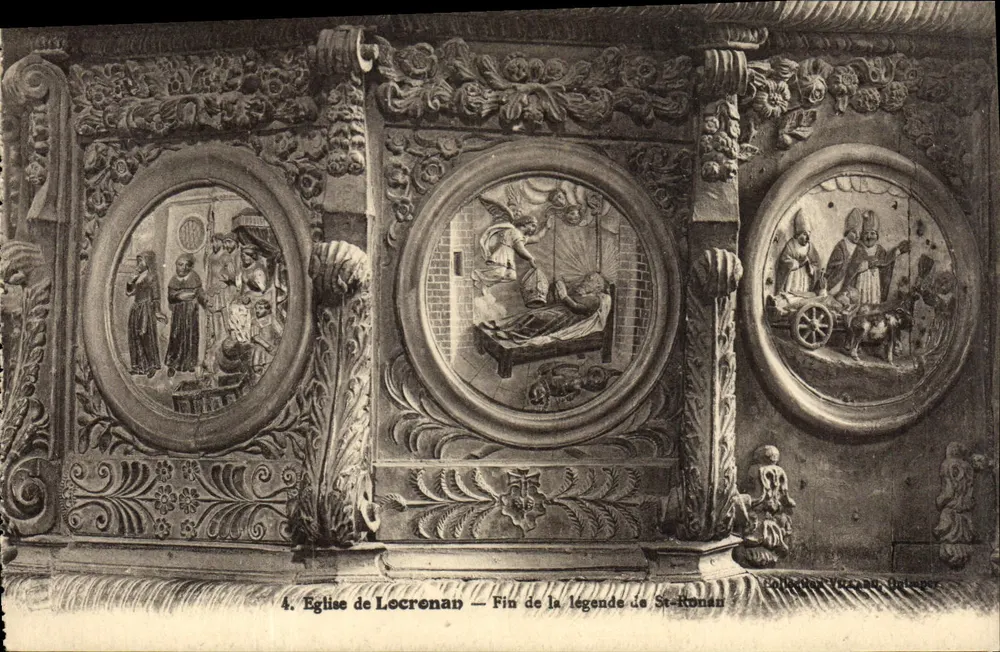Kirche von Lecronan — Ende der Legende von St-Ronan — Sammlung Verraan, Briveg - Vorderseite