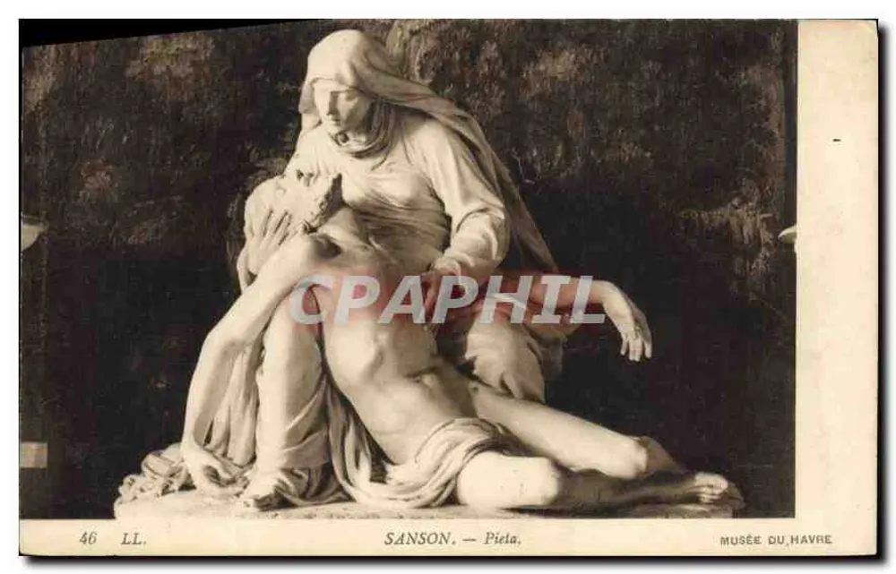 Pietá — Escultura de Sanson — Museu de Le Havre - Frente