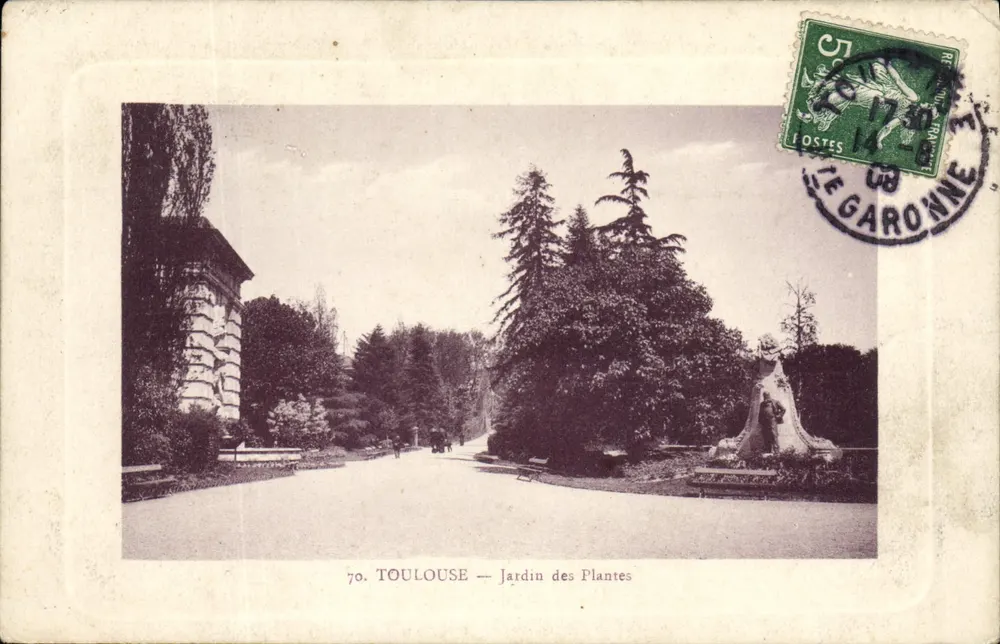 Toulouse — Jardin des Plantes — Cazeaux, Verlag Toulouse, n°70 - Vorderseite