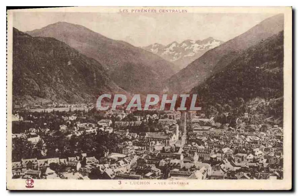 Luchon - Vista Geral — As Pirineus Centrais — Fototipo Labouche Toulouse - Frente