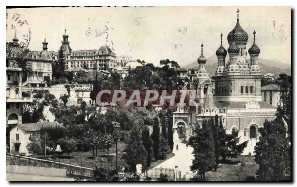 Russisch-orthodoxe Kirche in Nice — Panoramablick — L. Gilletta et Cie, Fotograf - Vorderseite