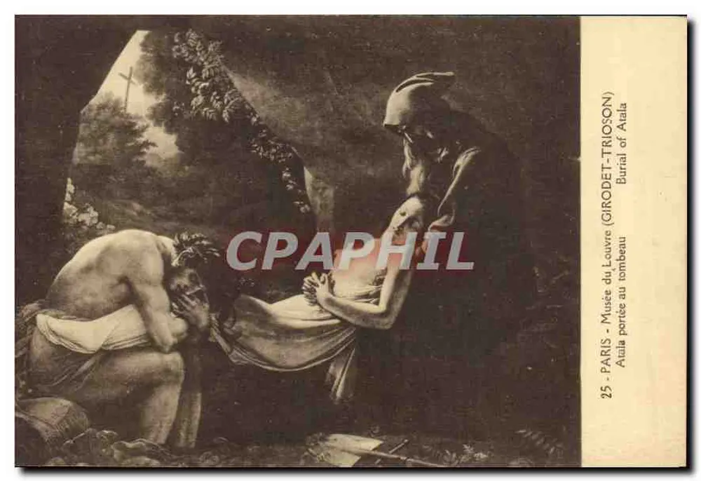 Begraving van Aiola — Louvre Museum — Girodet-Trioson - Voorkant