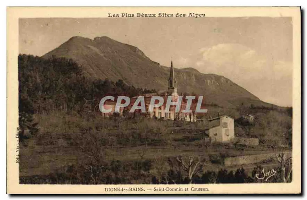 Digne-les-Bains — Saint-Dominin und Cousson — Les Plus Beaux Sites des Alpes - Vorderseite