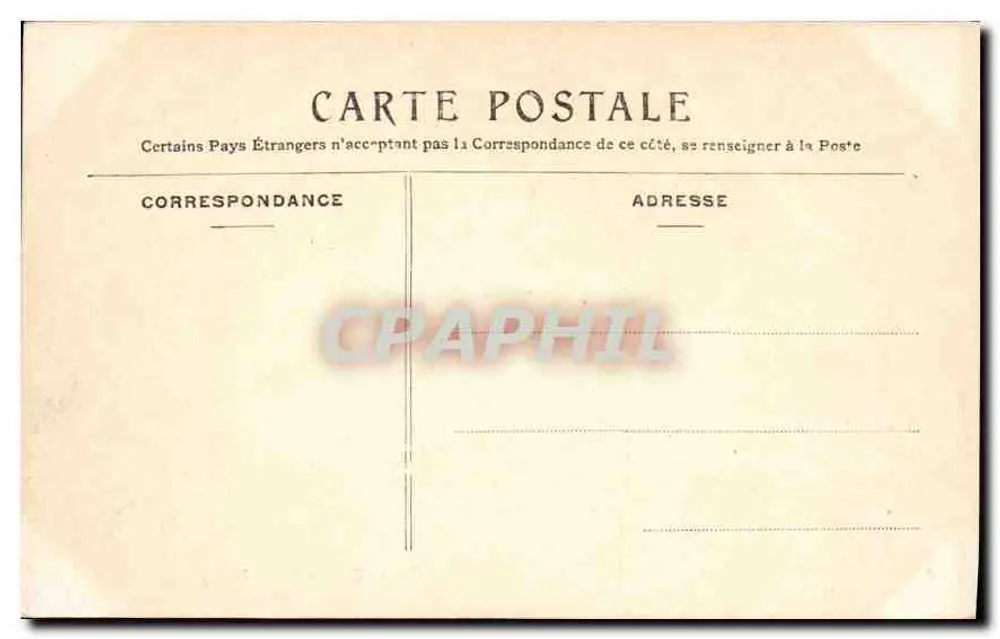 Mentargis — Entrée de la Forêt — C.F. M - Verso