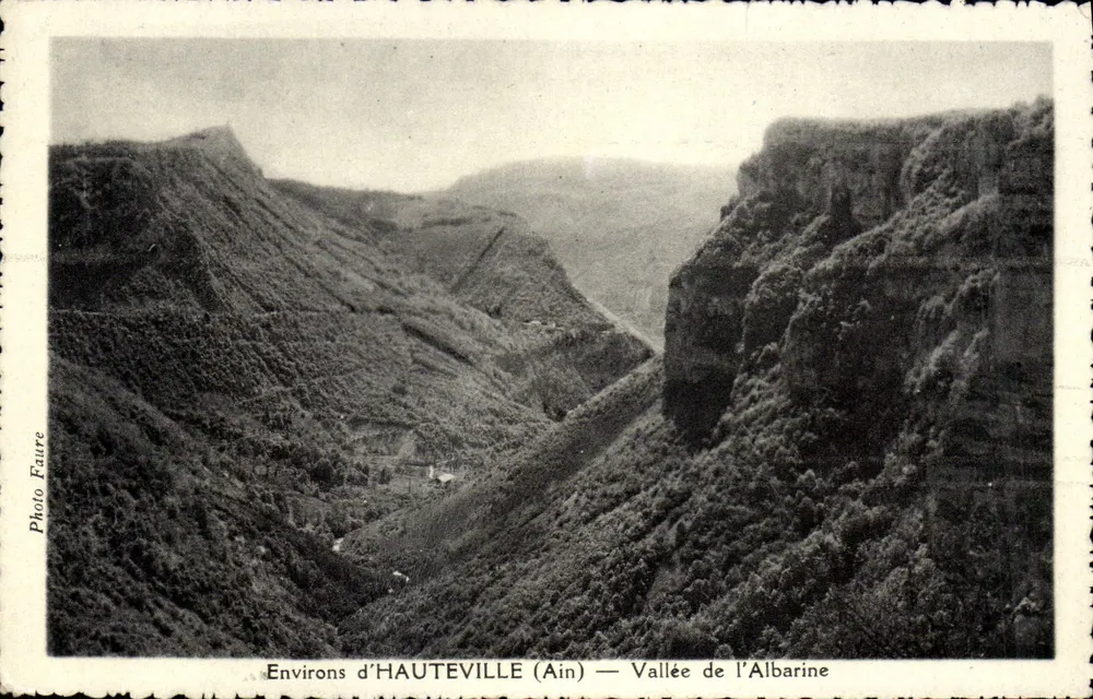 Umgebung von HAUTEVILLE (Ain) — Tal der Albarine — Photo Faure - Vorderseite