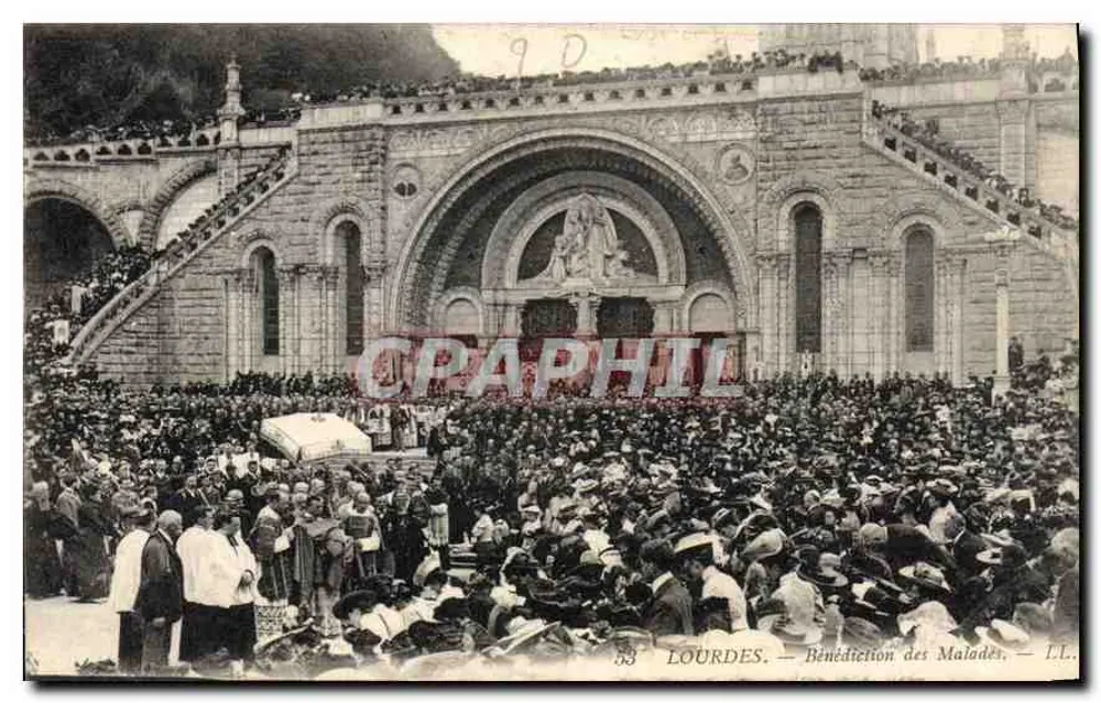 Lourdes — Bênção dos Doentes — Editor LL. - Frente