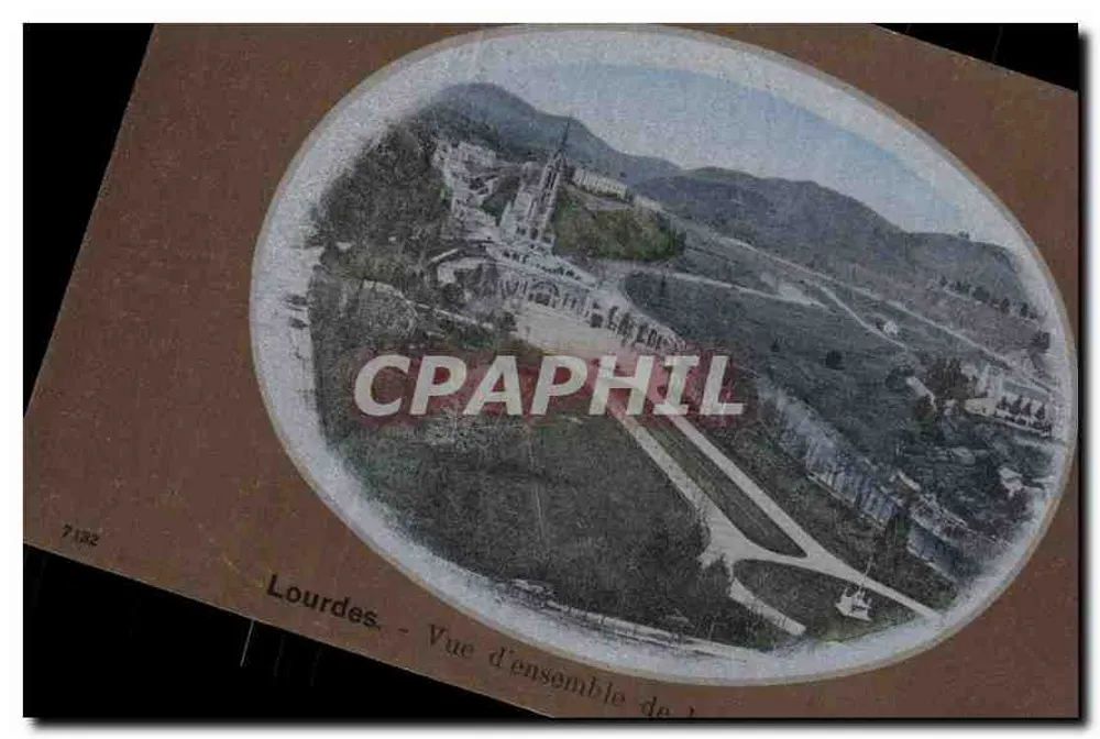 Lourdes - Vista geral — L. M. Paris, n° 7132 - Frente